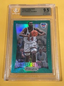 2012-13 Panini Prizm Derrick Coleman Green Prizm #167 BGS 9.5 GEM MINT