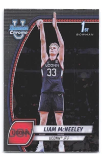 2024-25 Bowman University Chrome 1st Bowman Liam McNeeley - Picture 1 of 2