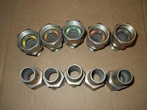 Lot of 10 Gates Power Crimp C4 Stems 16C4-16FJX (80517) for SAE 100R4 hose  - Picture 1 of 4