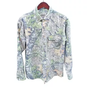 Fieldstaff Mossy Oak Obsession Camouflage Turkey Hunting Shirt Med Button Down - Picture 1 of 9