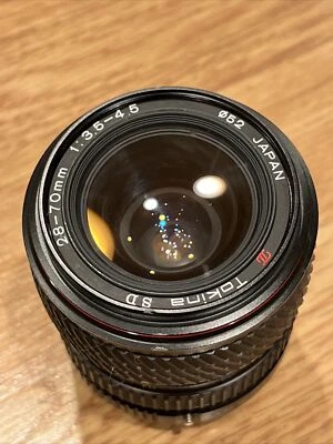 Tokina SD 28-70mm 1:3.5-4.5 Lens 052 JAPAN O/OM Nikon - Image 1 of 4