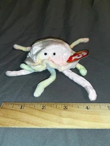NEW 1999 McDonalds Ty Teenie Beanie Babies "Goochy The Jellyfish" FAST SHIP - Picture 1 of 11