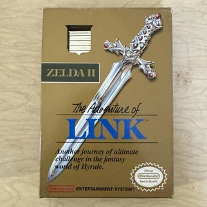 Zelda II: The Adventure of Link Gold Nintendo Entertainment System, 1988 - Picture 1 of 16