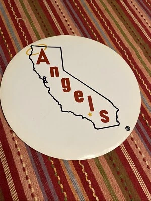 Anaheim Angels California 8" x 8" Vinyl Decal MLB Logo Sticker Decor Fasson Vtg - Image 1 of 4