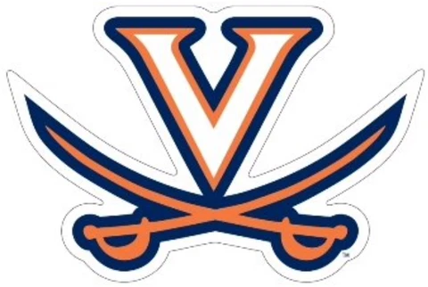 VIRGINIA CAVALIERS 3" PREMIUM VINYL DECAL SET OF 2 TUMBLER LICENSED NCAA Cover