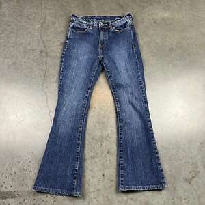 John Galt Jeans Youth Small Blue Medium Wash Y2K Grune Flare Preowned - Picture 1 of 19