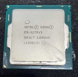 Intel Xeon E3-1275 V5 SR2LK 3.60GHZ CPU Sockel 1151 & aktiver Lüfter & Halterung - Afbeelding 1 van 3