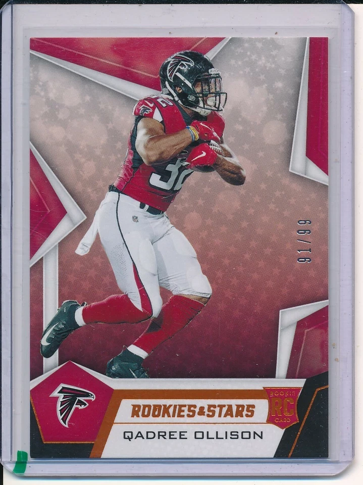 2019 Panini Rookies & Stars Orange /99 Qadree Ollison #154 Rookie RC - Image 1 of 1