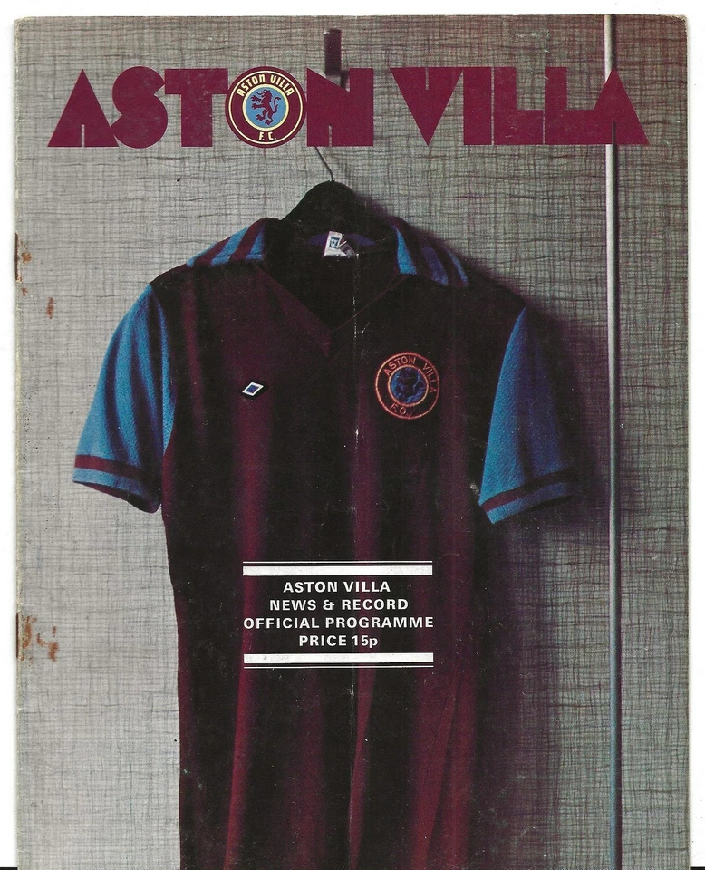 Football Programme>ASTON VILLA v DERBY COUNTY Apr 1976 - Image 1 of 1