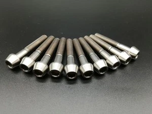 10 pz testa conica a vite a brugola esagonale titanio Ti M6x35 mm conico - Foto 1 di 1