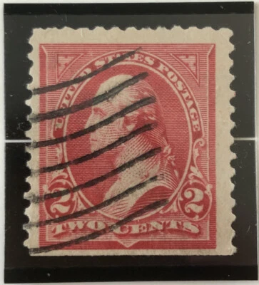 1897-1903 US Washington 2c Stamp | Sc #279Bc | Used - Image 1 of 4