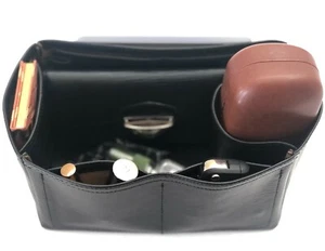 Vegan Leather Purse Organizer fits Speedy handbags, Cleanable Bag Insert - Picture 1 of 9