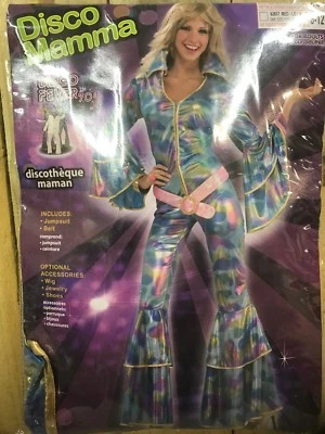 Совершенно новый диско мама женщин костюм для взрослых (XS/S) размер 2-6 Бесплатная доставка - Изображение 1 из 2