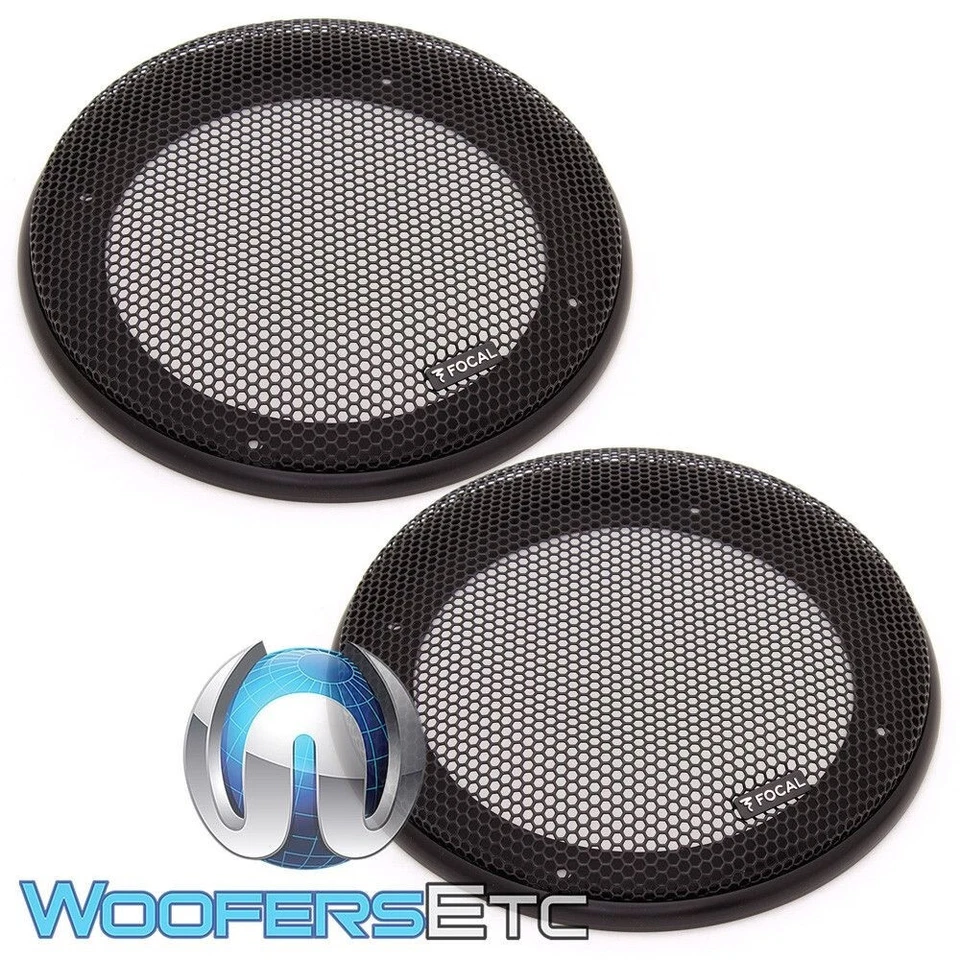 (2) FOCAL 5.25" SPEAKER COAXIAL COMPONENT PROTECTIVE GRILLS COVERS ONLY NEW PAIR - Image 1 of 1