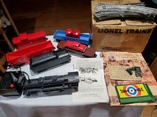 LIONEL POSTWAR X600 QUAKER OATS SET ALL ORIGINAL 1961 