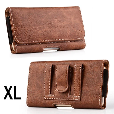 Capa coldre clipe cinto bolsa couro marrom para LG G Stylos / G Stylus 2 - Imagem 1 de 4