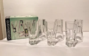 Circleware Monarch 6 Piece Set 2 oz. Shot Glasses Barware Made in Italy - Picture 1 of 4