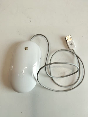 Apple Mighty Mouse A1152 No Scroll Wired Mouse - Image 1 of 4