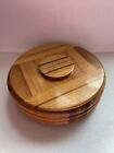 Vintage Trinket Box Hand Made With New Zealand Timber 20×20 Cm Pre-owned