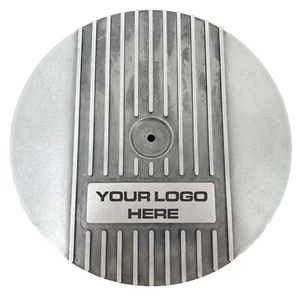 13" Round Air Cleaner Lid Kit - Unfinished, Raw, Custom Engravable - Picture 1 of 5