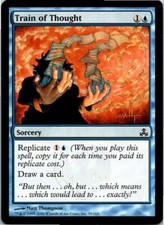 Train Of Thought Magic The Gathering Guildpact Card Light Play