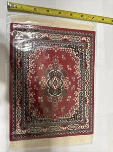 Almohadilla de ratón diseño alfombra turca roja negra totalmente nueva - Imagen 1 de 2