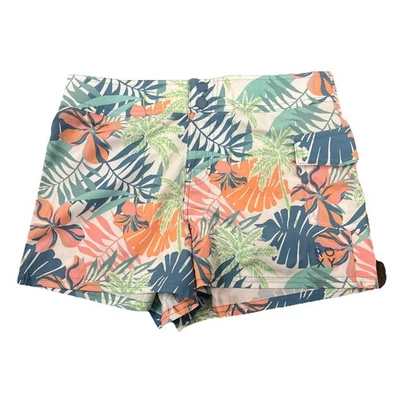Bermuda de natação feminina ROXY Tropic multicolorida prancha surf nova com etiquetas *PEQUENA* - Imagem 1 de 3