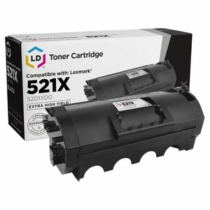 LD Compatible Lexmark 52D1X00 / 521X EHY BLK Toner for MS811/MS812 Series - Picture 1 of 9