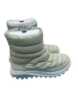 Columbia Women's Snowtrot Mid Waterproof Snow Boots Grey Green Size 9 BL9165 - Image 1 of 4