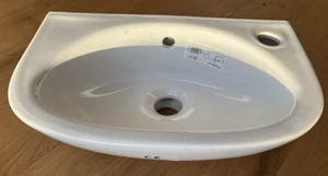 Cornat Conmetall Ronda 2.0 Handwaschbecken 400 x 250 mm Keramik Weiß - Bild 1 von 8