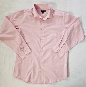 Chaps Pink Long Sleeve Button Up Shirt Boys Size L 14/16 - Picture 1 of 7