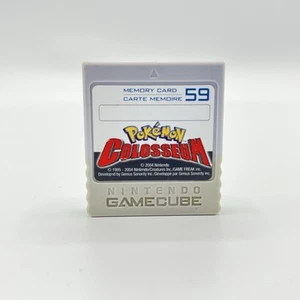 Original Pokemon Colosseum Nintendo Gamecube Memory Card 59 DOL-008 #2892 - Bild 1 von 2