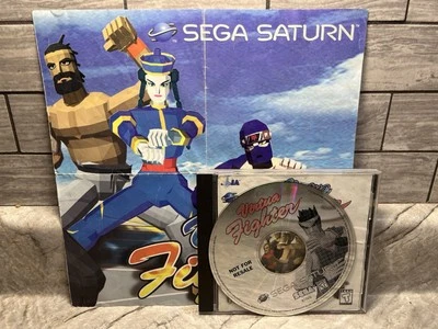 Virtua Fighter - Sega Saturn - Not For Resale - CIB With Poster - Image 1 of 4