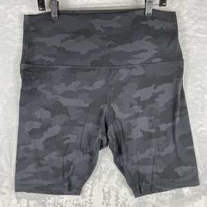 Lululemon Shorts Womens 18 Align Super High Rise 10" Heritage 365 Camo Deep Coal - Picture 1 of 4