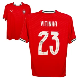 Vitinha Signed Portugal FC Home Soccer Jersey #23 with Beckett Witness - Picture 1 of 4
