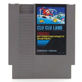Nintendo NES Spiel: Clu Clu Land - Modul und Schutzh&uuml;lle STORM (PAL-B EEC)
