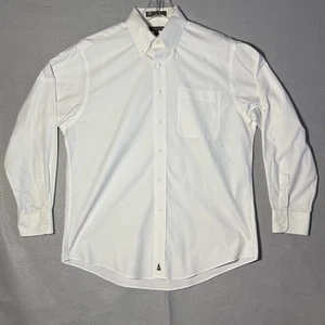 Nordstrom Traditional Fit Wrinkle Free White Cotton Dress Shirt 15 1/2 33 - Picture 1 of 14