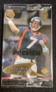 1998 Collectors Edge Sealed 3 Card Preview Pack John Elay & Back Jerry Rice Prom - Bild 1 von 2