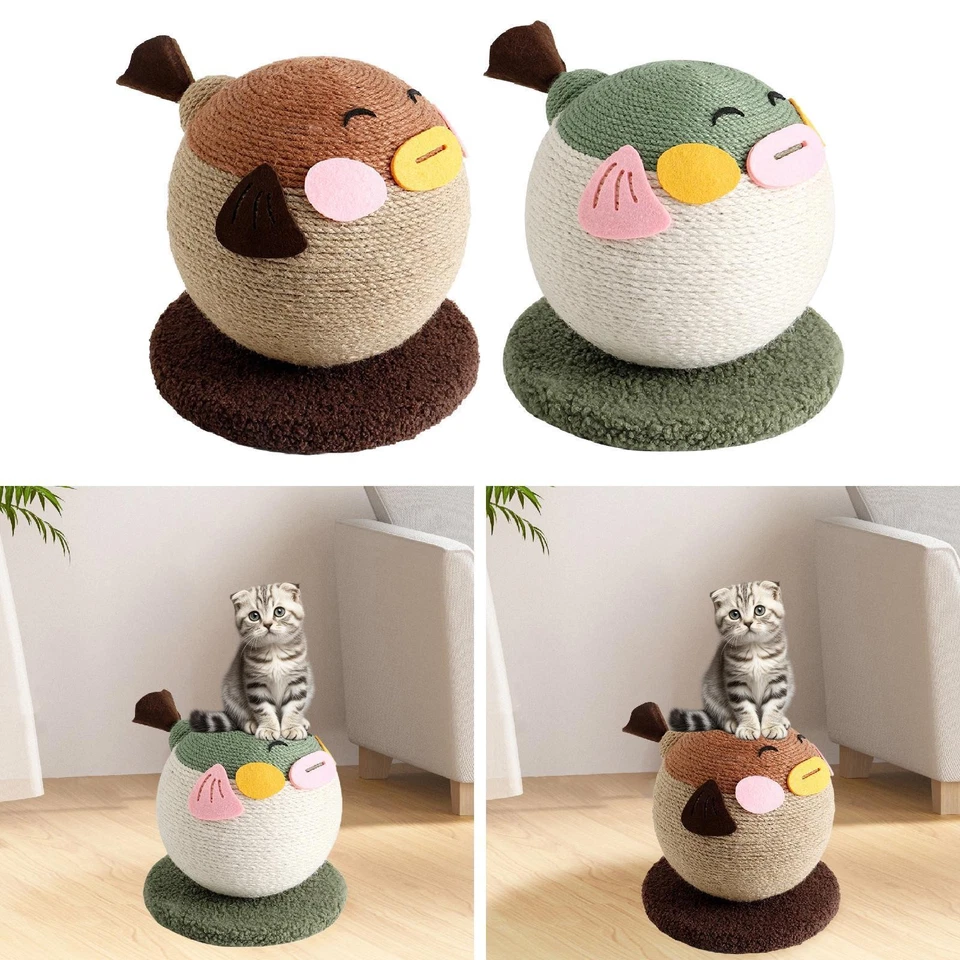 Cat Scratching Ball Cat Scratcher Gift Cute Resting Decoration Grind Claws - Image 1 of 1