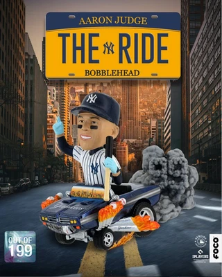 Aaron Judge New York Yankees Hot Rod Bobblehead - Ltd Ed 199 - NIB - Image 1 of 4