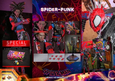 Hot Toys MMS726B Spider-Man: Across the Spider-Verse Spider-Punk (Especial) NISB Foto 1 de 4