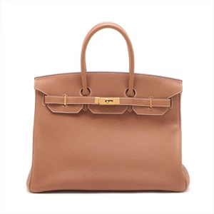 Hermès Birkin 35 Togo Gold Gold Metal Fittings Z: 2021 - Picture 1 of 15