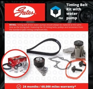 Kit de correa de distribución y bomba de agua para Ford Fusion 1.4 02 a 05 Set *Faltan 2 pernos* - Imagen 1 de 5
