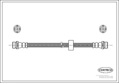 REAR BRAKE HOSE FITS: MAZDA TRIBUTE 3.0 V6 24V 4WD /2.0 4WD /2.0 /2.3 AWD /3. - Image 1 of 3