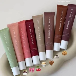 Moisturizing Gloss Lip Balm, Vanilla Pink Sugar Coffee Cake Smell Lipstic Makeup - Picture 1 of 25