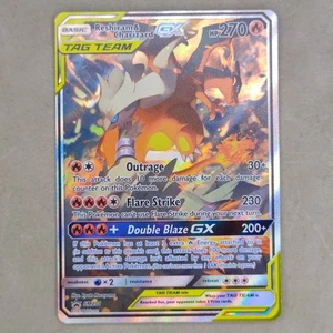 Reshiram & Charizard GX Tag Team Holo SM201 Sm - PROMO CARD - Pokemon TCG - LP - Picture 1 of 2
