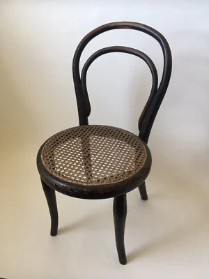 antique thonet A14 childs / doll chair all original. First Modern Chair! 1859 - Image 1 of 4