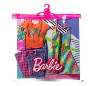 Barbie Abiti  Pack 2 fashions-Rock 'n Roll HJT34 - Picture 1 of 1