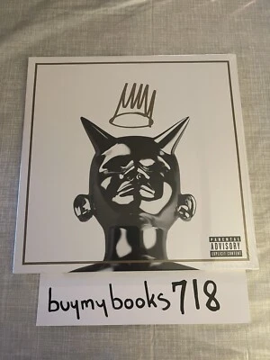 J. Cole Born Sinner 2xLP OOP 12" Deluxe - Sold Out Gold Vinyl 10 Year - Sealed - Image 1 of 4