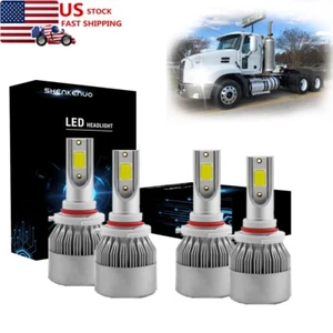 Hi/Low Beam LED Conversion Kit White for 1998-2015 MACK Vision CX CXN CV Truck - Picture 1 of 12